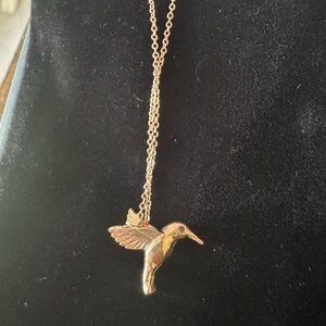 Kyle Chan Rose Gold Humming Bird Pendant